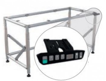 Height adjustable table electric (720 - 1020mm | 350kg | NGP60)  [216FLS-HVSTE]