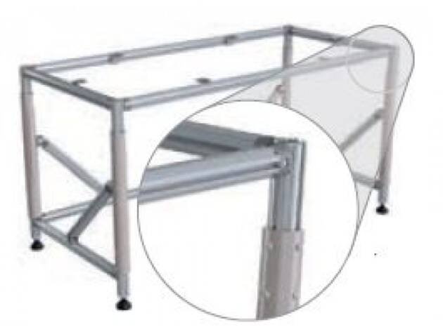 option height adjustment FL Table seat, clamp