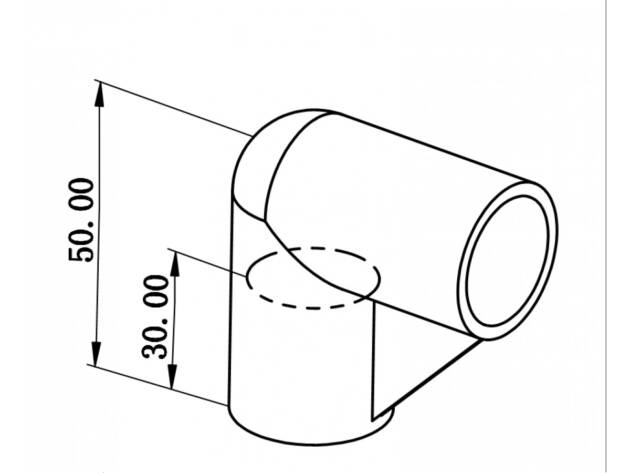 Plastic corner joint