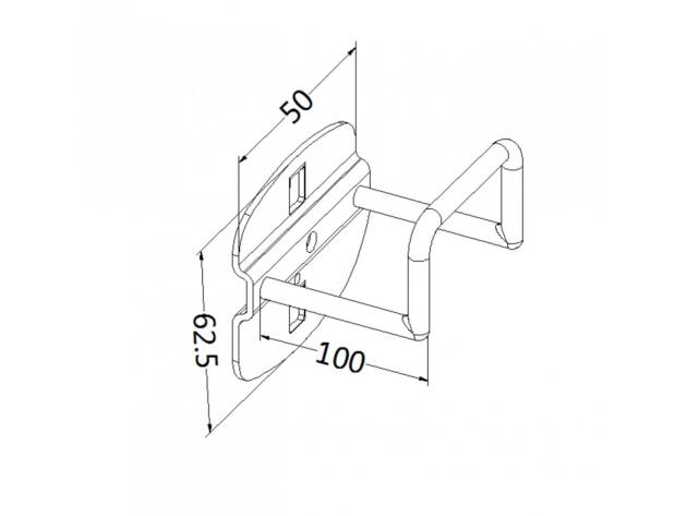 Workbench holder, model 10, length 100mm