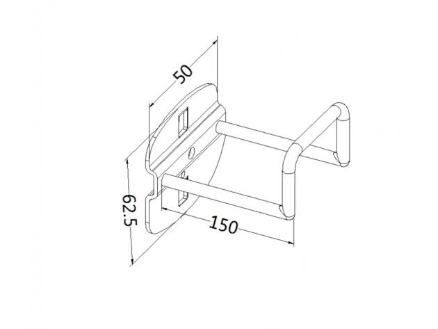 Workbench holder, model 10, length 150mm