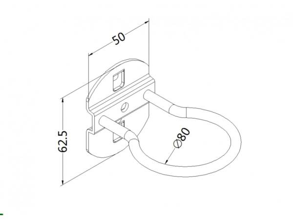 Workbench holder, model 11, dia 80mm