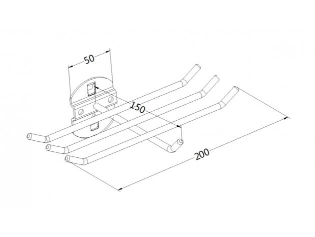 Workbench holder, model 13, length 138mm, width 200mm