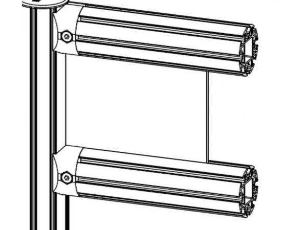 90° connector NGP40