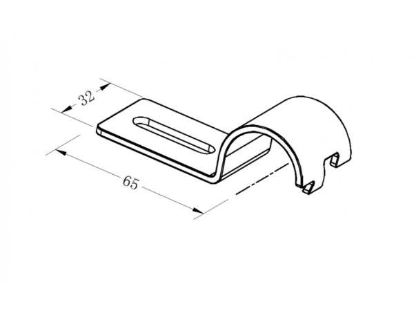 Fixation joint B, black