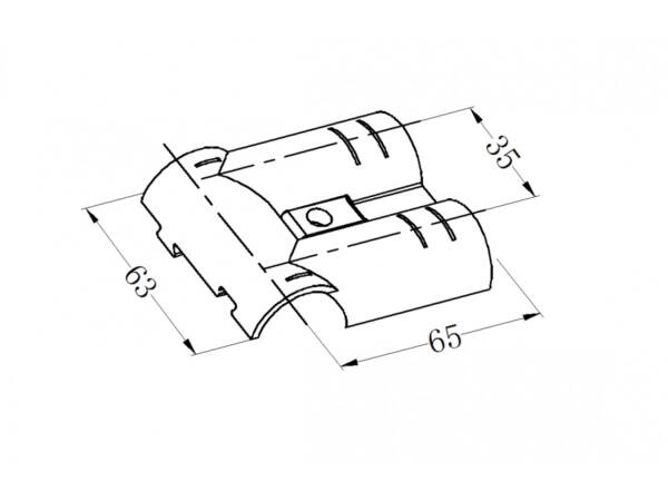 Double basic joint, black
