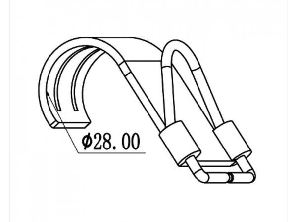 Clamp joint, black