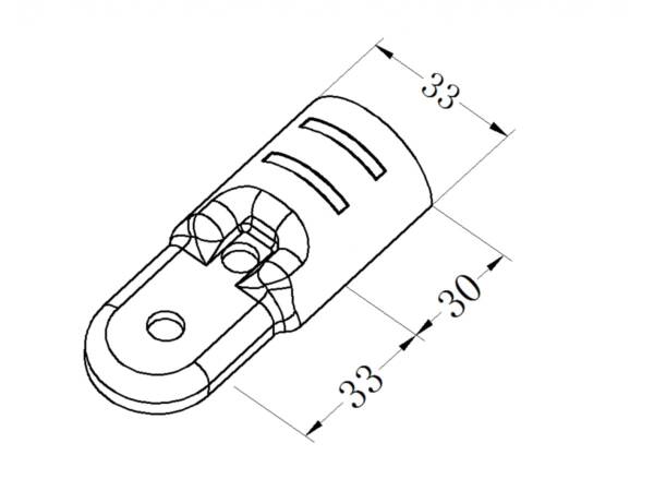 Free angle joint B, black