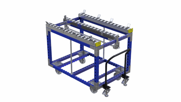 Palletkar met rollenbaan Q-100-0351 - 1190x1610mm - 227kg