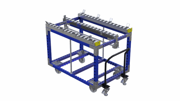 Palletkar met rollenbaan Q-100-0351 - 1190x1610mm - 227kg