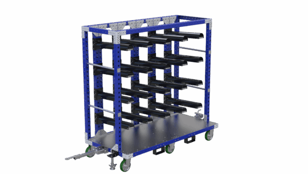 Draagarmkar Q-100-0817 - enkelzijdig 20 posities - 2240x1050mm - 1451kg