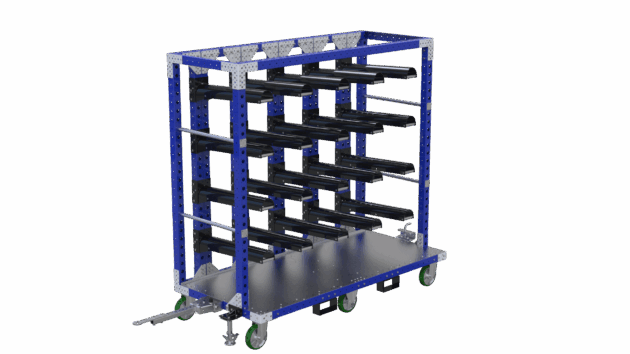 Draagarmkar Q-100-0817 - enkelzijdig 20 posities - 2240x1050mm - 1451kg