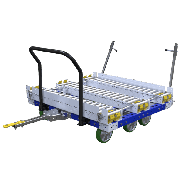 Palletkar met rollenbaan Q-100-1500 - 1260x1050mm - 910kg