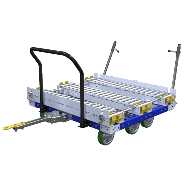 Palletkar met rollenbaan Q-100-1500 - 1260x1050mm - 910kg