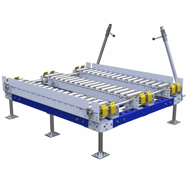 Conveyor station Q-100-1501 - 1260x1050mm - 910kg