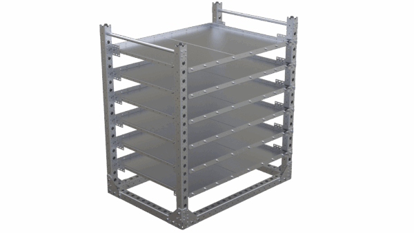 Legbordstelling LF-100-1965 met 6 uitschuifbare lades - 1400x980mm - 408kg