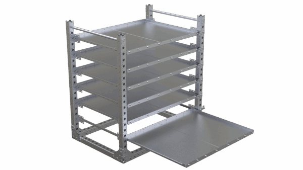Legbordstelling LF-100-1965 met 6 uitschuifbare lades - 1400x980mm - 408kg