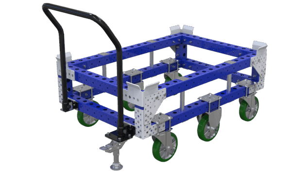 Palletkar verhoogd Q-100-2477 - 1260x840mm - 500kg