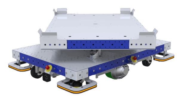 AGV plateauwagen met draaiplateau Q-100-3434 -1260x840mm -1000kg