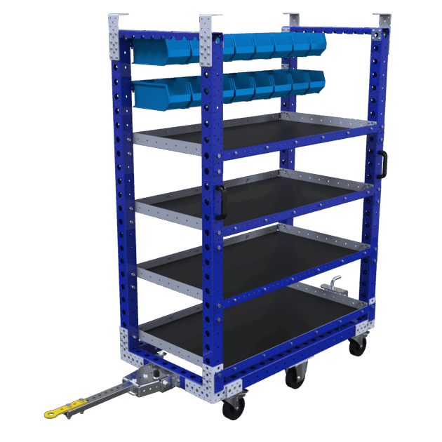 Kitting kar met lades Q-100-3785 - 1330x700mm - 400kg
