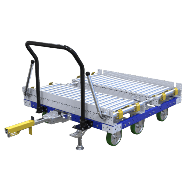 Palletkar met rollenbaan Q-100-4919 - 1260x1260mm - 1000kg