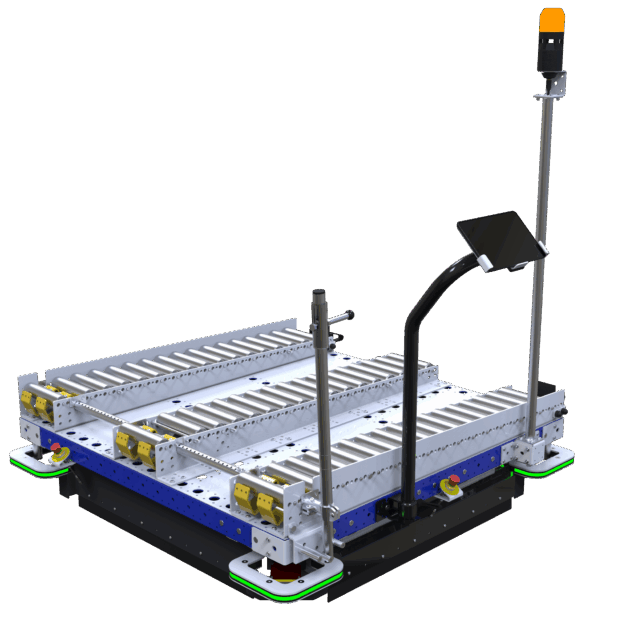 AGV palletkar met rollenbaan Q-100-6353 - 1260x1260mm - 700kg