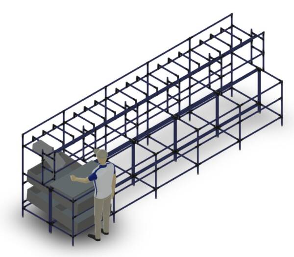 Assemblage lijn met FIFO supply LF001 - 5000x1200mm