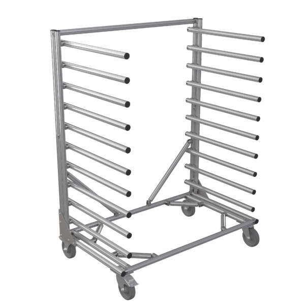 Draagarmkar - enkelzijdig 10 posities - 1380x800x1800mm - 300kg