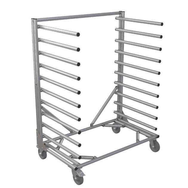Draagarmkar - enkelzijdig 10 posities - 1380x800x1800mm - 300kg