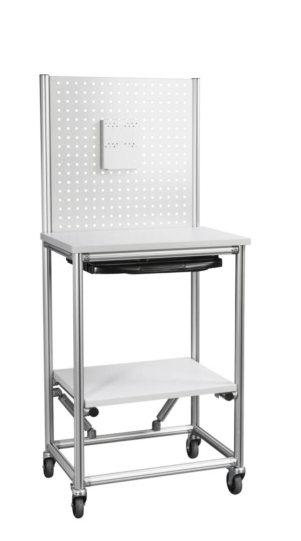 ESD PC trolley met perfo paneel LF21170198-09E - 770x550mm - 200kg