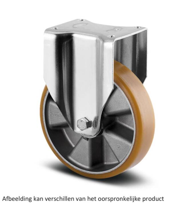 Zwaarlast bokwiel - TENTE 4688ITP125P63 - polyurethaan - dia 125mm - max 500 kg - 00804358