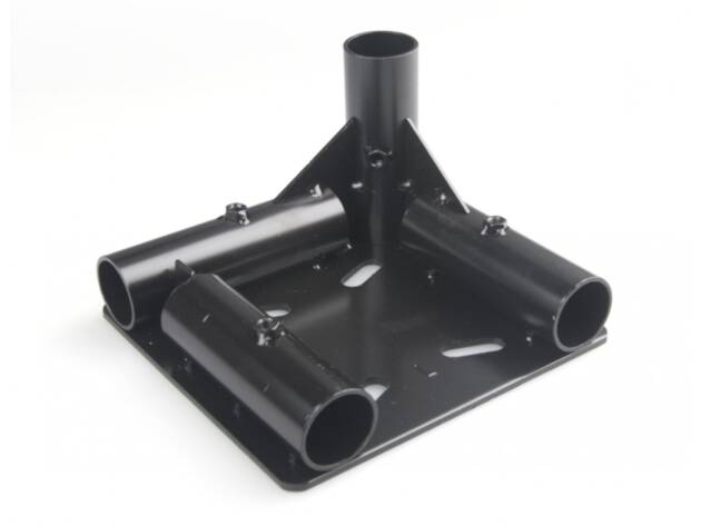 Left corner metal for towing carts