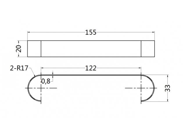 Roller track brake 40mm