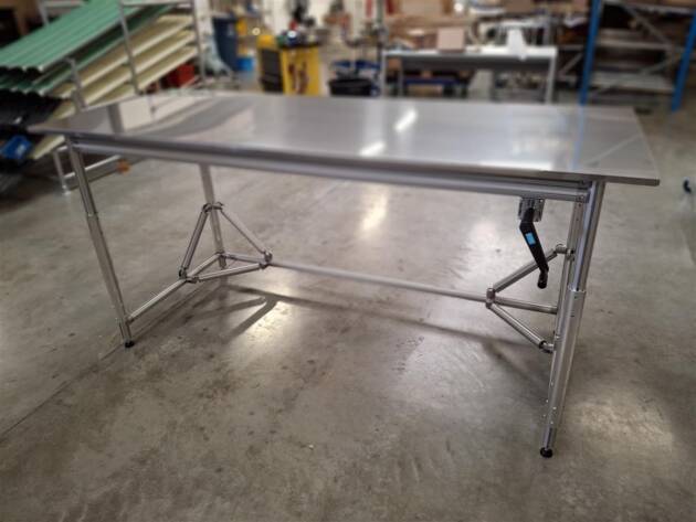 Manueel verstelbare werktafel LF216FLS1090HVSTK - 1000x900mm - 350kg