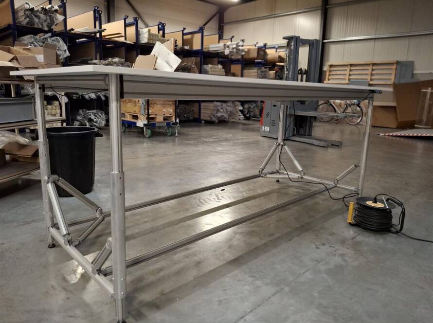 Elektrisch verstelbare werktafel met geheugenfunctie LF216FLS1275HVSTE - 1200x750mm - 350kg