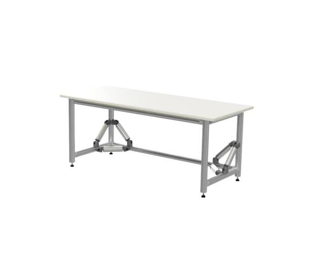 Werktafel zittend werk LF216FLS1060 - 1000x600mm - 500kg