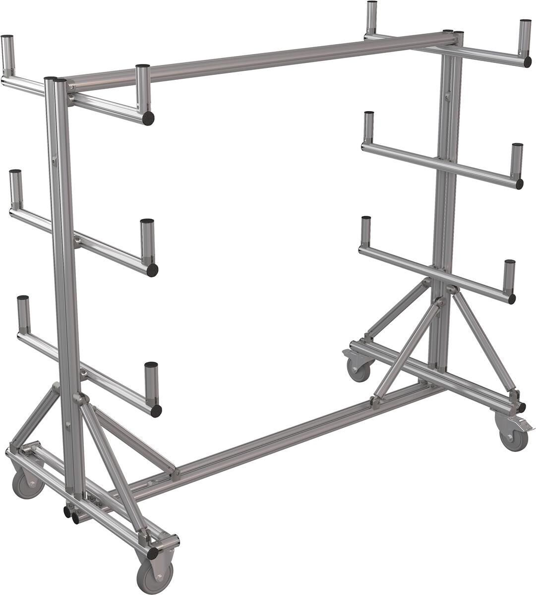 Draagarmkar dubbelzijdig 6 posities LF21170198-04 - 1750x890x1600mm - 700kg