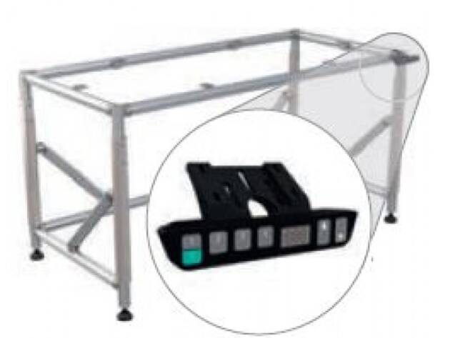 Elektrisch verstelbare werktafel met geheugenfunctie LF214FLSHVSTE - 300kg