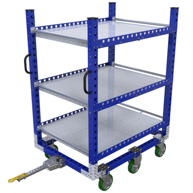 Etagewagen LF-100-0609 met 3 lades - 1400x1040mm