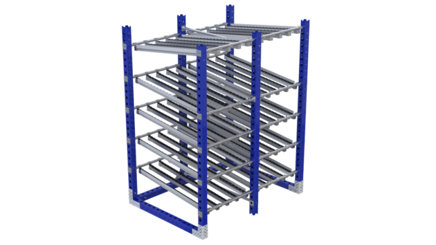 Doorrolstelling met 4 niveau's en retour LF-100-0846 - 1610x1190mm - 750kg