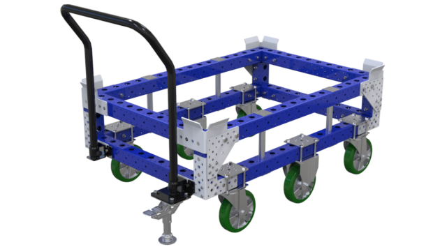 Palletkar verhoogd LF-100-2477 - 1260x840mm - 500kg