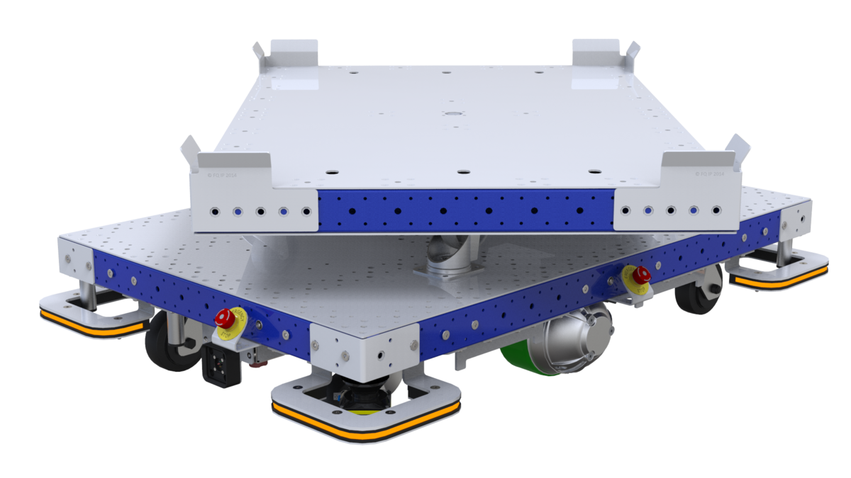 AGV plateauwagen met draaiplateau LF-100-3434 -1260x840mm -1000kg