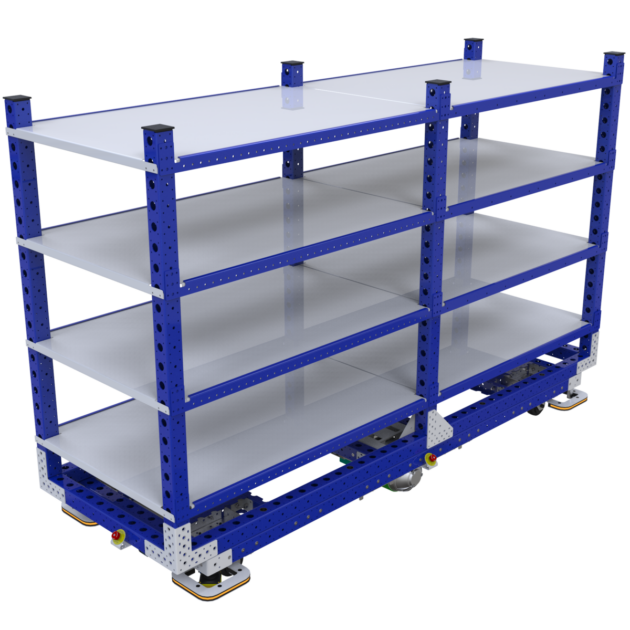 AGV etagewagen LF-100-3507 met 4 lades -2520x910mm - 453kg