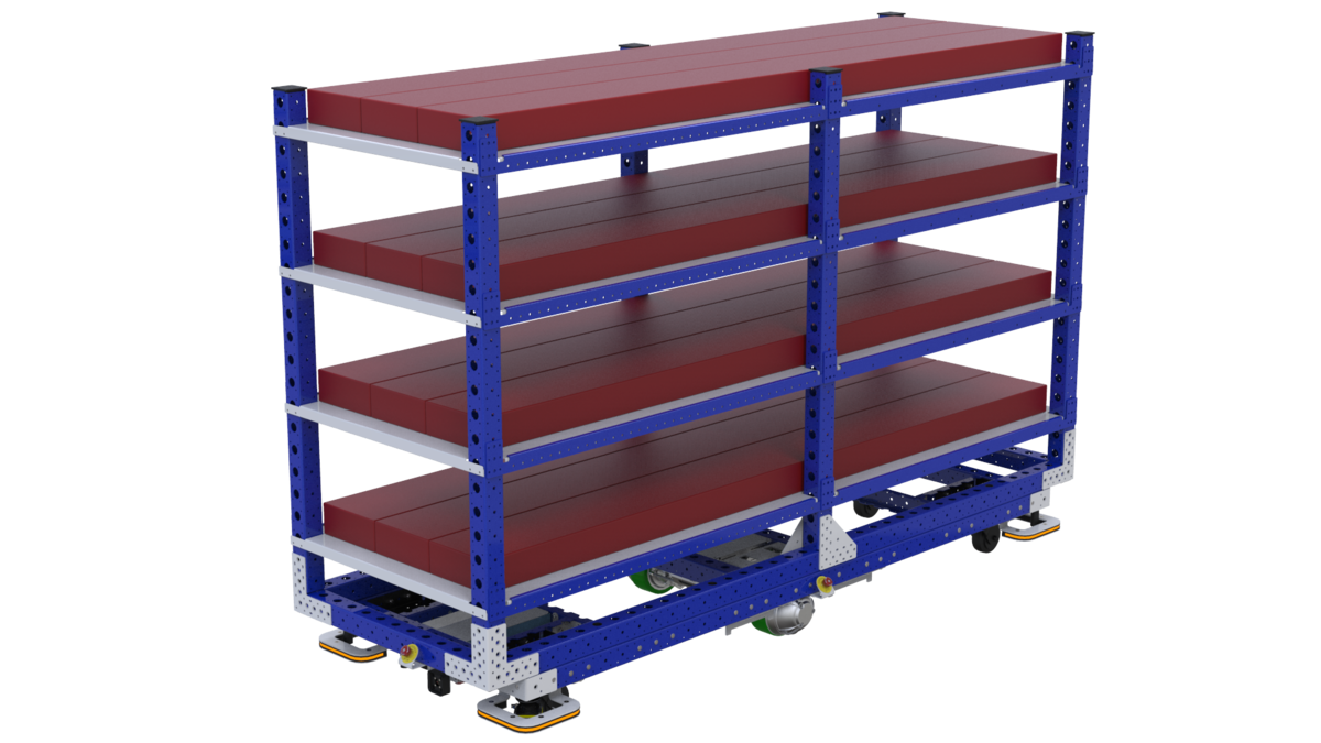 AGV etagewagen LF-100-3507 met 4 lades -2520x910mm - 453kg