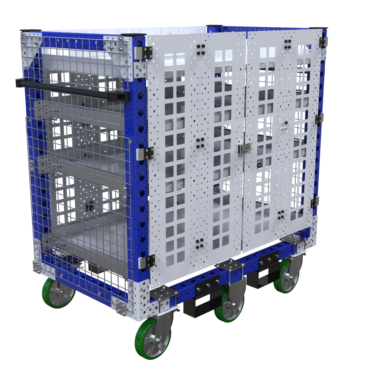 Etagewagen LF-100-5052 met 4 uitschuifbare lades - 1400x840mm - 600kg
