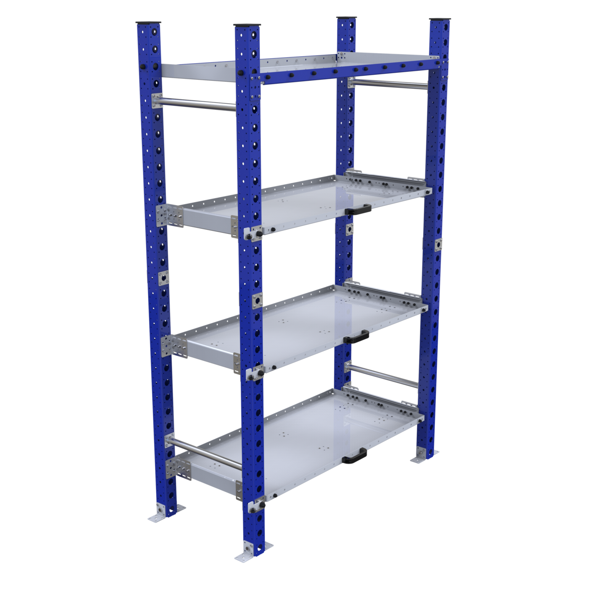 Legbordstelling LF-100-5565 met 4 (uitschuifbare) lades - 1400x630mm - 600kg