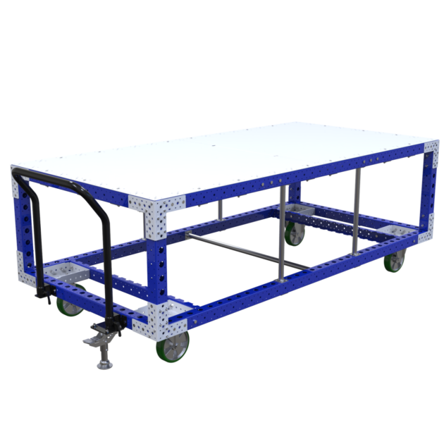 Plateauwagen verhoogd of tafelkar LF-100-6339 - 2520x1260mm - 1200kg
