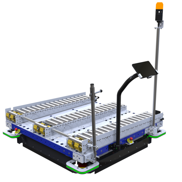 AGV palletkar met rollenbaan LF-100-6353 - 1260x1260mm - 700kg