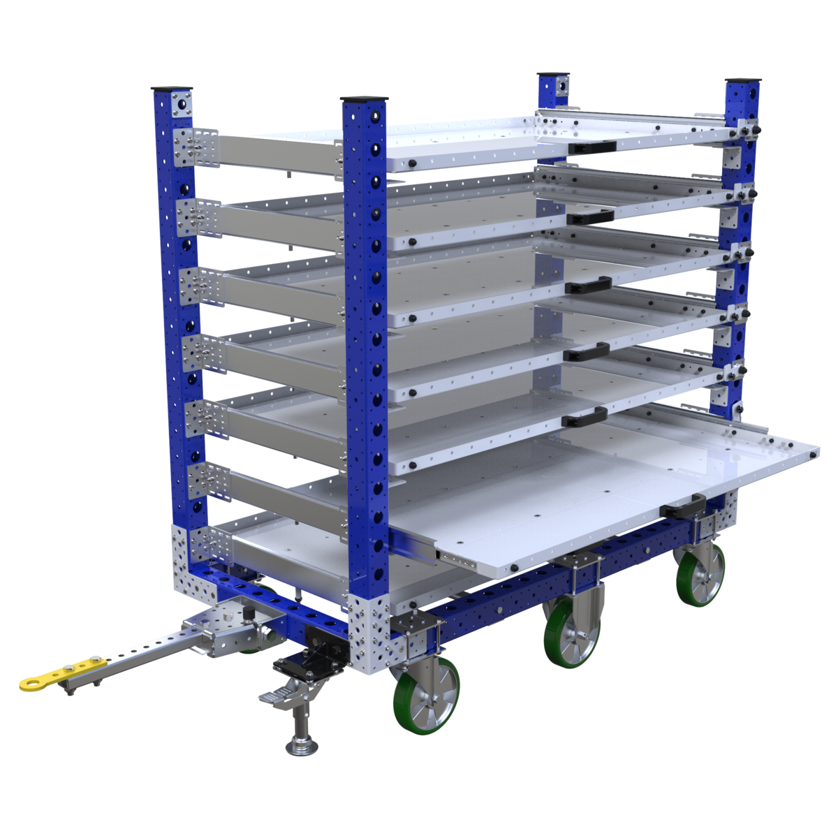Etagewagen LF-100-6487 met 7 uitschuifbare lades - 1540x770mm - 785kg