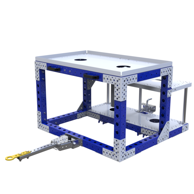 Kitting kar tandwielen en assen LF-100-7271 - 1000x1000mm - 750kg